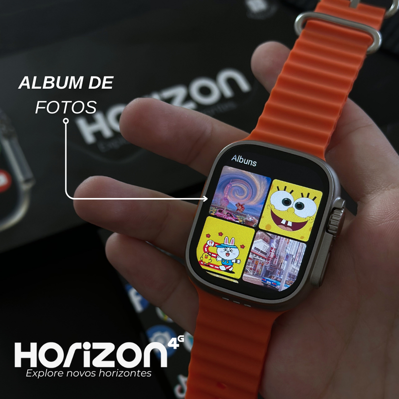 Smartwatch 4G Horizon  Wearzone Celular de Pulso 4G 2Gb de Ram e 16Gb de Armazenamento
