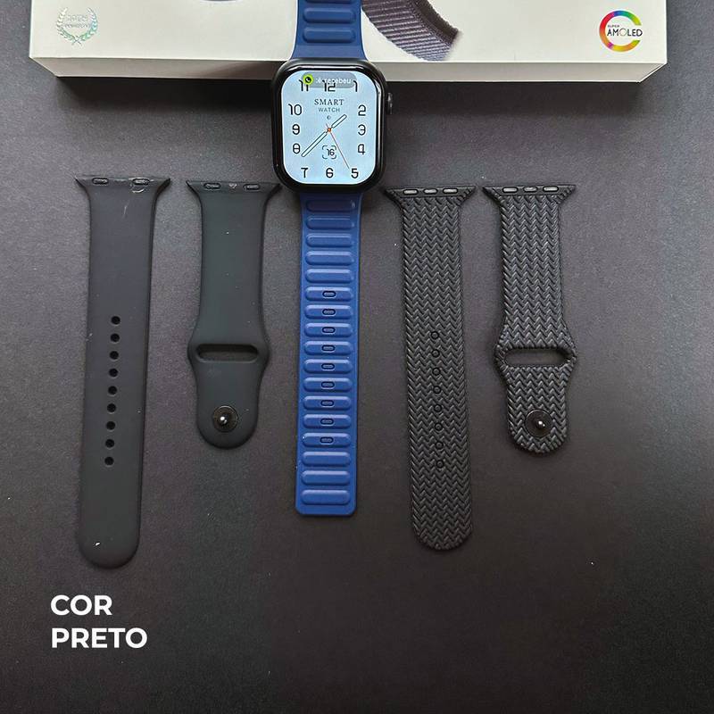 Smartwatch N10 Kit 3 Pulseiras Series 10