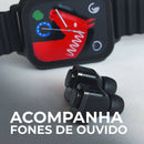 Smartwatch Ultra N22 TWS com Fones de Ouvido Bluetooth