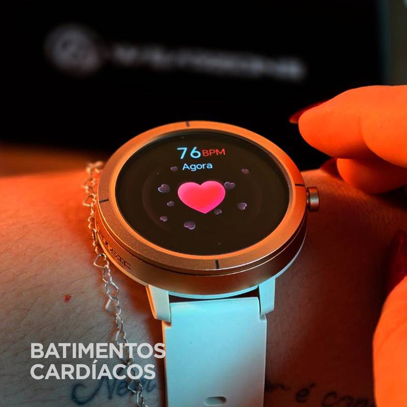 Smartwatch Wearzone Flare, GPS, 5ATM Aprova de água do mar, Resistência IP69k.