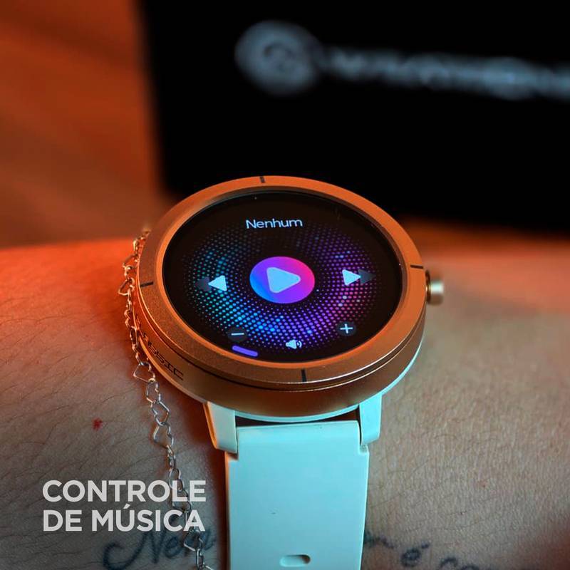 Smartwatch Wearzone Flare, GPS, 5ATM Aprova de água do mar, Resistência IP69k.