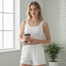 Topteck Creme de Massagem Pimenta Negra, a firming and reducing body cream for cellulite, with a warming effect.