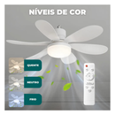 Ventilador de Teto Silencioso Econômico com Luz Led Lâmpada
