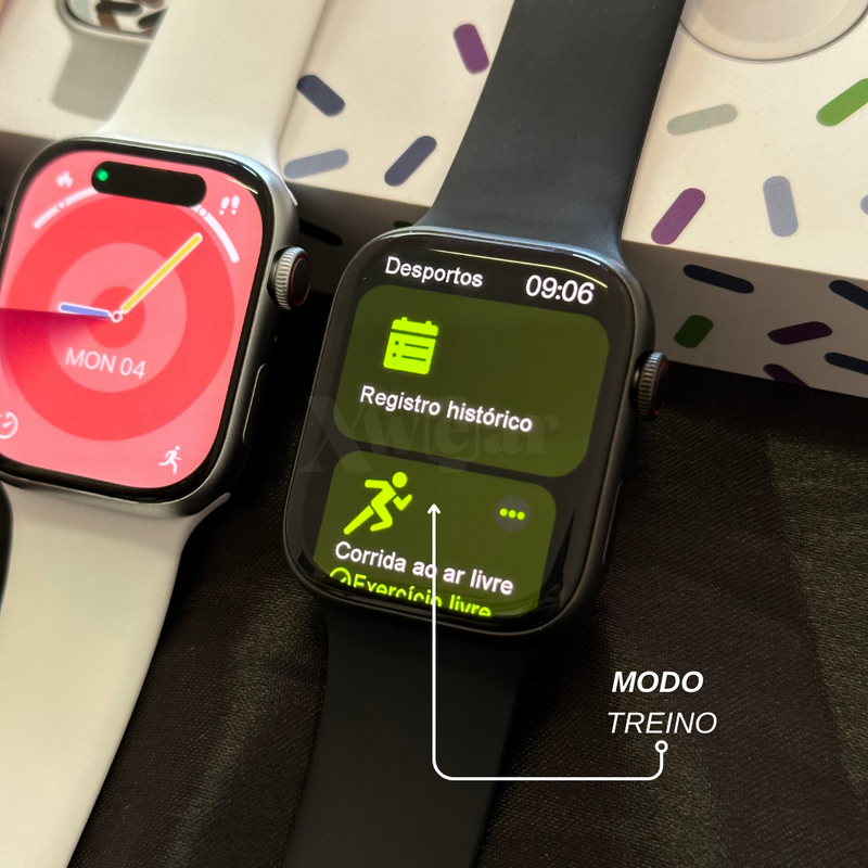 W99 - Série 9 45mm Com Função 2 Gestos e Armazenamento Interno